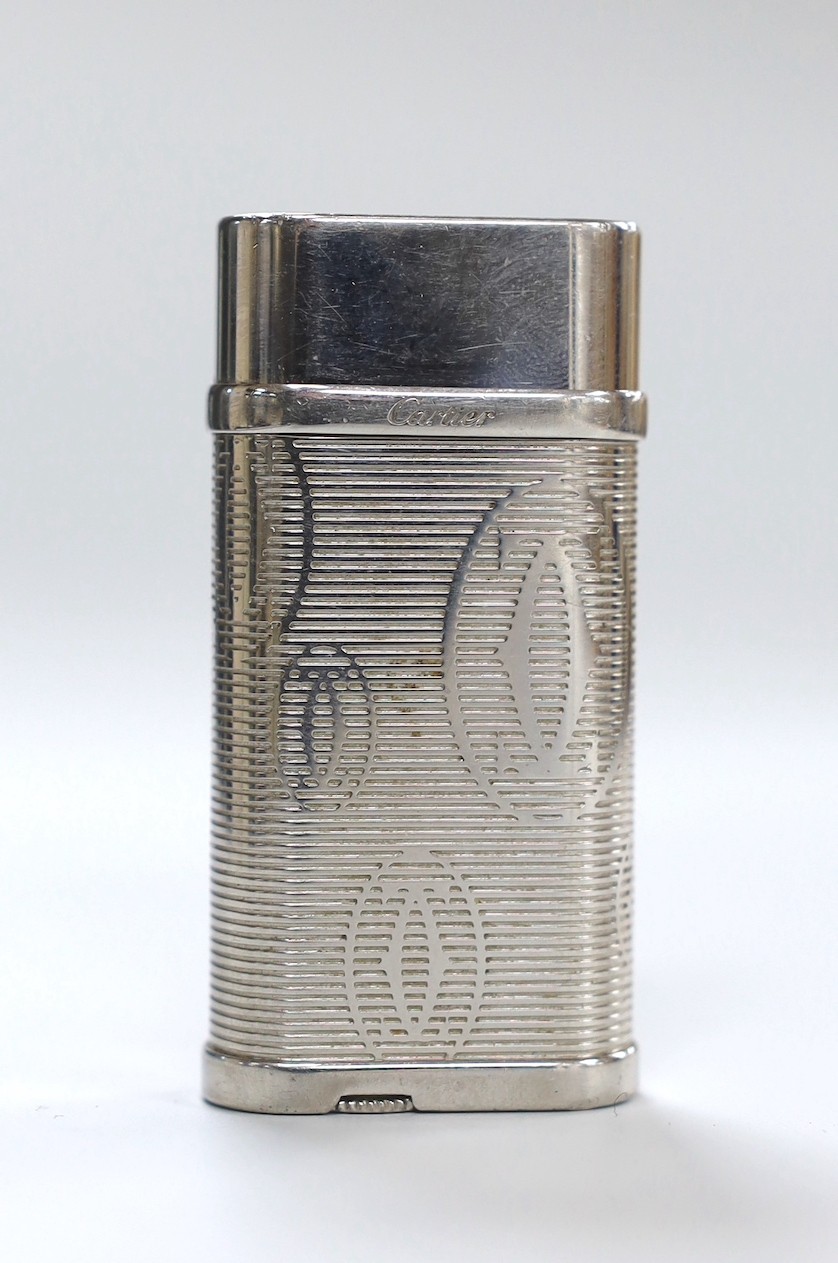 A Cartier lighter, height 6cm